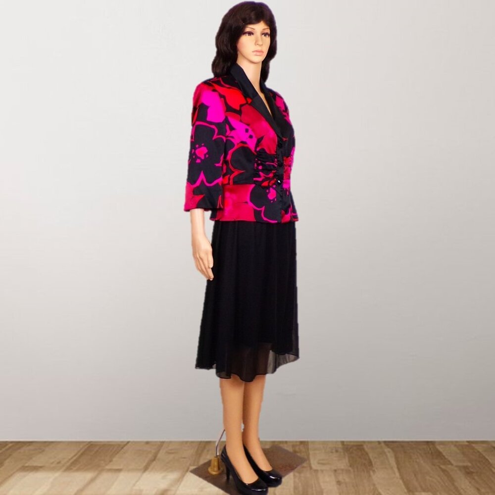 Silk! Js Collections Size 12 Multicolor 3/4-Sleev… - image 3